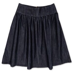 Denim Skirt Small Dark Blue